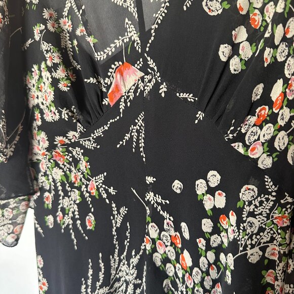 Girls from Savoy x Anthropologie | Floral Midi Dress | Size 6 - Picture 5 of 7